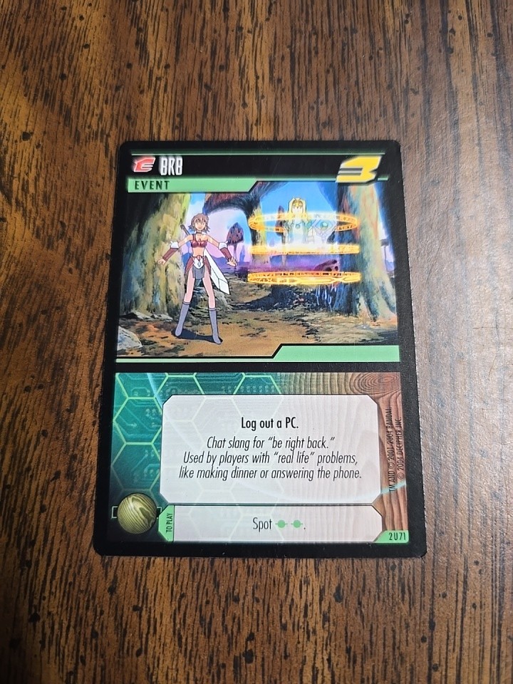 2U71 Brb Event .hack//ENEMY 2004 Decipher Trading Card TCG CCG | eBay