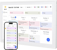 Digital Calendar, 10.1inch Smart WiFi Electronic Calendar Chore Chart, IPS Touch