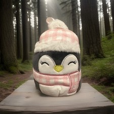 Squishmallows Luna Penguin 5  Christmas Ornament Holiday Tree Toy Plush