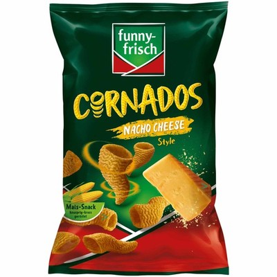 funny-frisch Cornados Nacho Cheese Style 80g Packung
