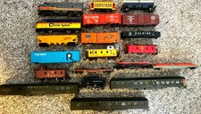 HO Train Lot As-Is w/Track, Accessories, Etc.