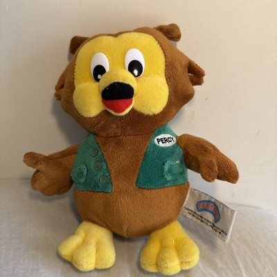 Russ Berrie Paultons Park Percy Eule Plüschtier 9 Zoll Stofftier
