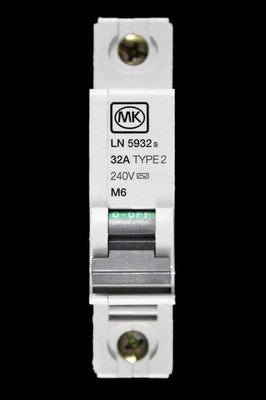 MK 32 AMP TYP 2 M6 MCB SCHUTZSCHALTER LN 5932s SENTRY