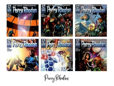 PERRY RHODAN Nr. 1 - 6 _Cross-Cult Comics _ Auswahl