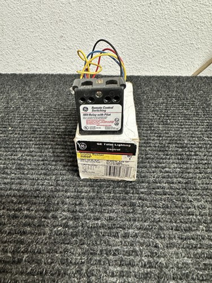 #ad GE RR9 Low Voltage Lighting Control Relay 20A 24VAC Coil SPST New Old Stock $47.99