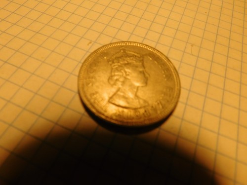 COIN HONG KONG 1 DOLLAR 1960 # 618 - Bild 2 von 2