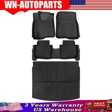 3d Mold Tpe Floor Mats Frontrearcargo Liner Full Set For 23-24 Honda Cr-v Us