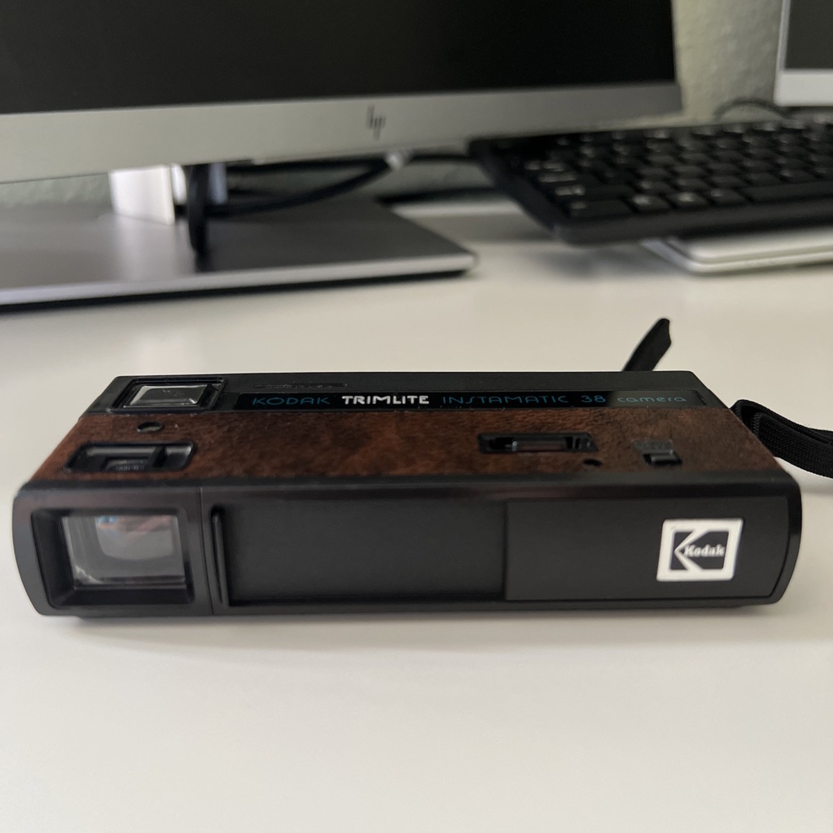 Kodak Trimlite Instamatic 38 camera, produced in 1975 for 110 film