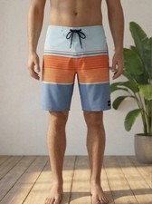 O'Neill Men's 21" Lennox Stripe Board Shorts Size 30 Swimming Trunks NWT 50