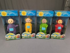Vtg Teletubbies Set Of 4 PVC Toy Dolls NIB Playskool 6 Inch