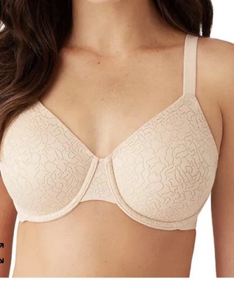 $72 Wacoal 855345 Inside Job Underwire Bra Sand Sz 38DDD