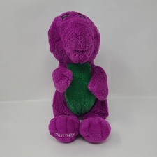 Vintage Barney the Dinosaur 12 Plush Purple Stuffed Animal Lyons Group 1992