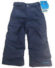 Columbia Youth XXS 4/5 Ice Slope II Pant Waterproof Ski Snow Pants Blue NEW 75