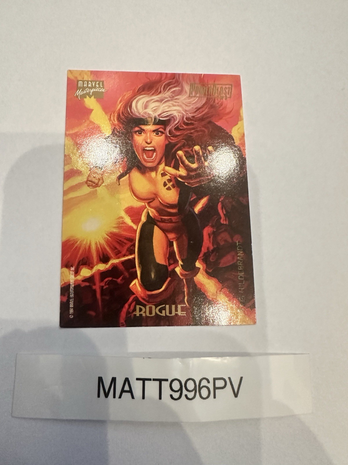 Marvel Masterpieces Powerblast Chase Card 7 of 9 ROGUE NM 1994 Fleet
