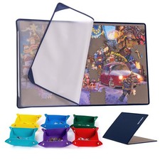 Foldable Jigsaw Puzzle Board with 6 Color Sorting Trays, Portable Puzzle Mat ...
