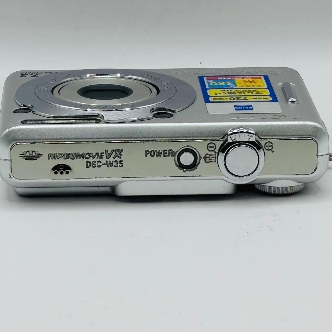 Sony Cyber-shot DSC-W35 7.2MP Digital Camera - Silver for sale