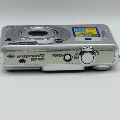 Sony Cyber-shot DSC-W35 7.2MP Digital Camera - Silver for sale