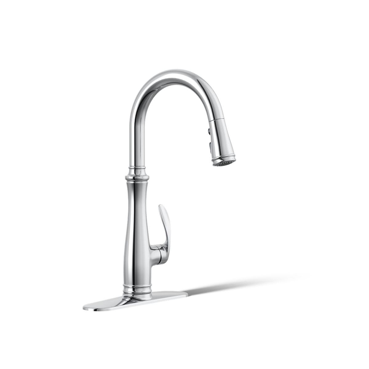 , Kitchen Faucets With Pull Do...