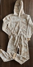 The North Face Camp Fleece Boys Size 12 Hoodie and Jogger Set All Over Print