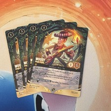 4x Disney Lorcana Woody, Jungle Guide, Set Champ Promo Playset 53/P3 NON FOIL