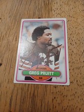 1980 Topps #150 Greg Pruitt Auto Cleveland Browns Oklahoma Sooners HOF 🔥🔥