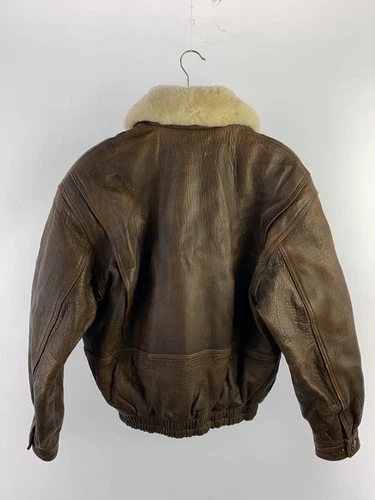 Bellezza Uomo Collection/Leather Jacket Blouson/L/Sheepskin/Brw/Plain 3974 image 2
