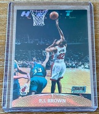 P.J. PJ BROWN 99-00 Topps Stadium Club Chrome REFRACTOR PARALLEL ! MIAMI HEAT !