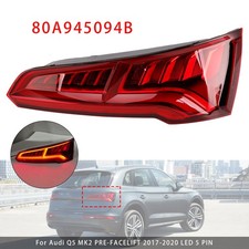 Right Rear Tail Light Lamp LED For Audi Q5 MK2 PRE-FACELIFT 2017-2020 5 PIN A0
