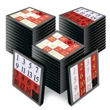 Number Sliding Puzzle Huarong Road Brain Teaser IQ Test Montessori Toy Gift