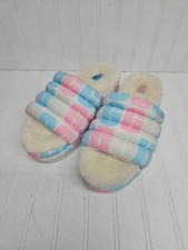 WOMENS 8 UGG Pride Maxi Slides Puffer Platform Slippers