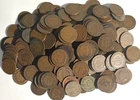 Lot of 100 US One Cent Indian Head Pennies Various Dates & Conditions 1c