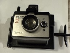 Vintage Polaroid Square Shooter 2 Land Camera 1970s Instant Film Camera EUC