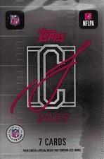 2025 Topps Signature Class Football Blaster Pack 7 Cards