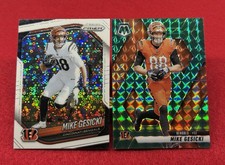 Mike Gesicki -HAUL LOT 2025 White Disco Prizm & Green Mosaic Prizm -Bengals