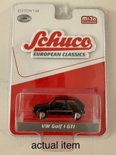 1/64 Schuco VW Golf 1 GTI Black Volkswagen Limited Edition 1 of 1200 MK1