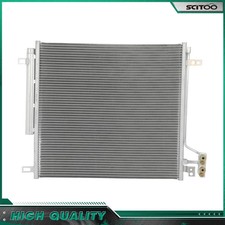 Aluminum Condenser Fits 30231 For 2021 2022-2024 Jeep Grand Cherokee L 3.6L V6