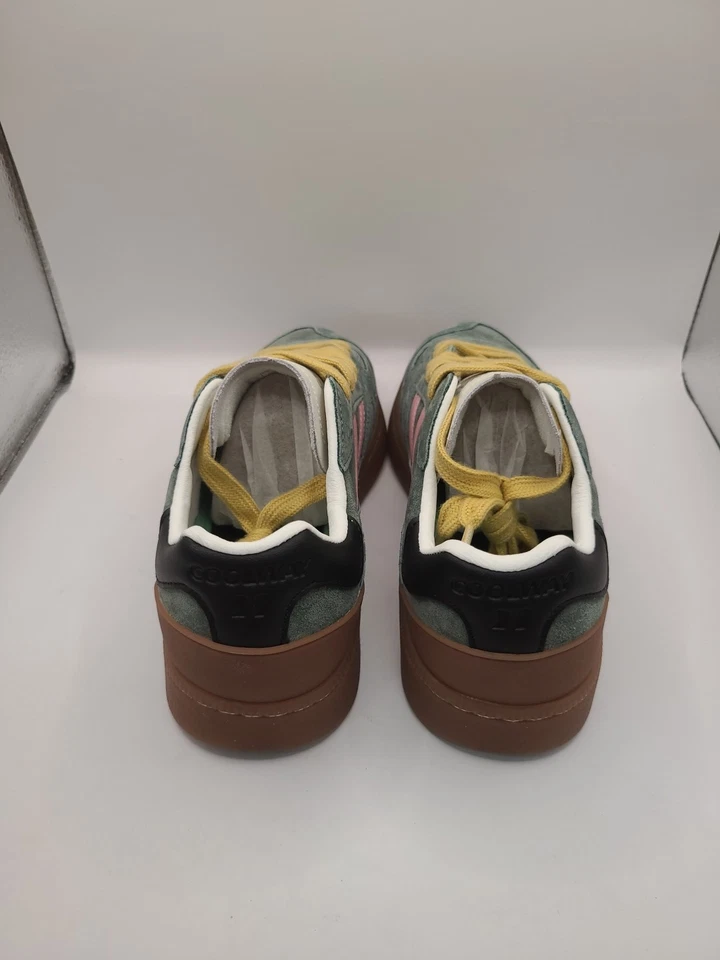 NUEVAS Zapatillas de Cuero Coolway Goal - 'Bosque Verde' Talla 8 EE. UU. Foto 4 de 4