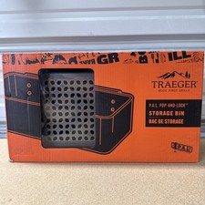 TRAEGER P.A.L. POP-AND-LOCK STEEL STORAGE BIN...