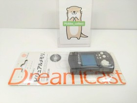 Dreamcast Visual Memory Unit HKT-7000 Smoke Black w/Case Tested Japanese 0922H
