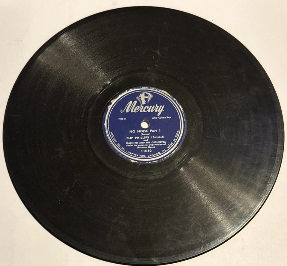 Mercury 78 RPM Charlie Parker Flip Phillips Machito - No Noise 11012 V Jazz - Image 4 of 4