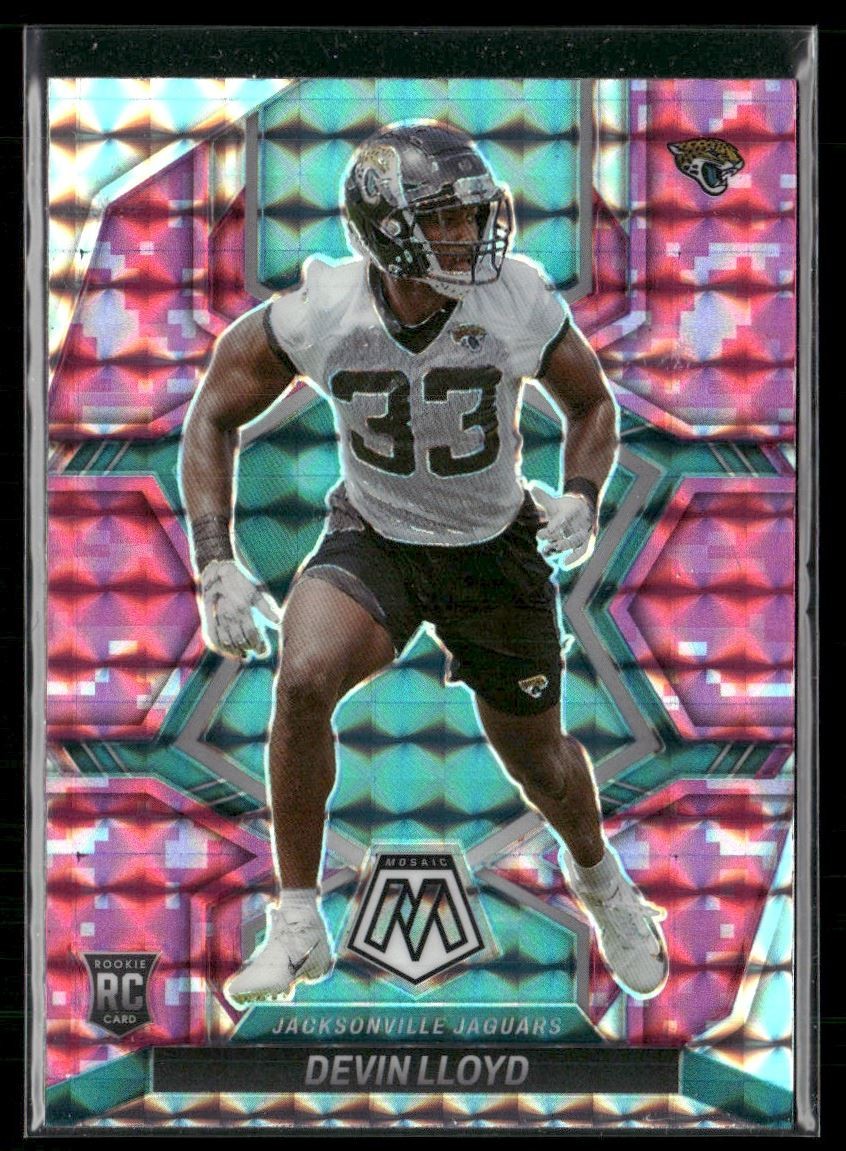 Devin Lloyd Rookie 2022 Panini Mosaic Pink Camo Jacksonville Jaguars #375