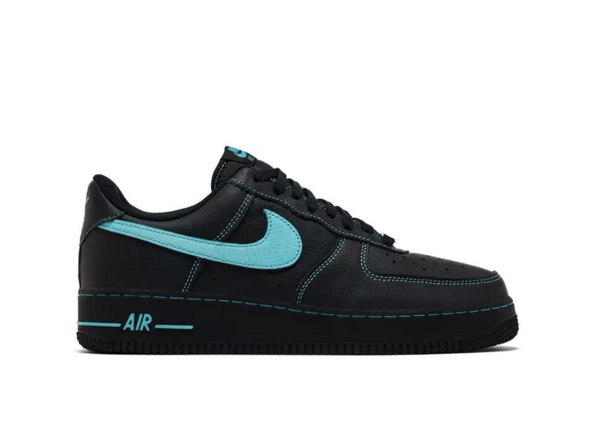 Nike Air Force 1 Low Black Un Tiffany HQ2037-002 Mens Shoes Dusty