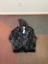 Adidas Originals Black Camo Full Zip Hoodie New NWT Men  s L JZ2775 - Ship Free