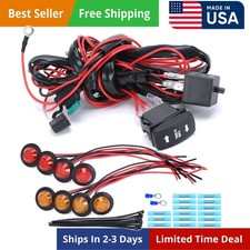 Universal ATV/UTV Turn Signal Kit Side by Side Blinker Kit for Golf Cart Street