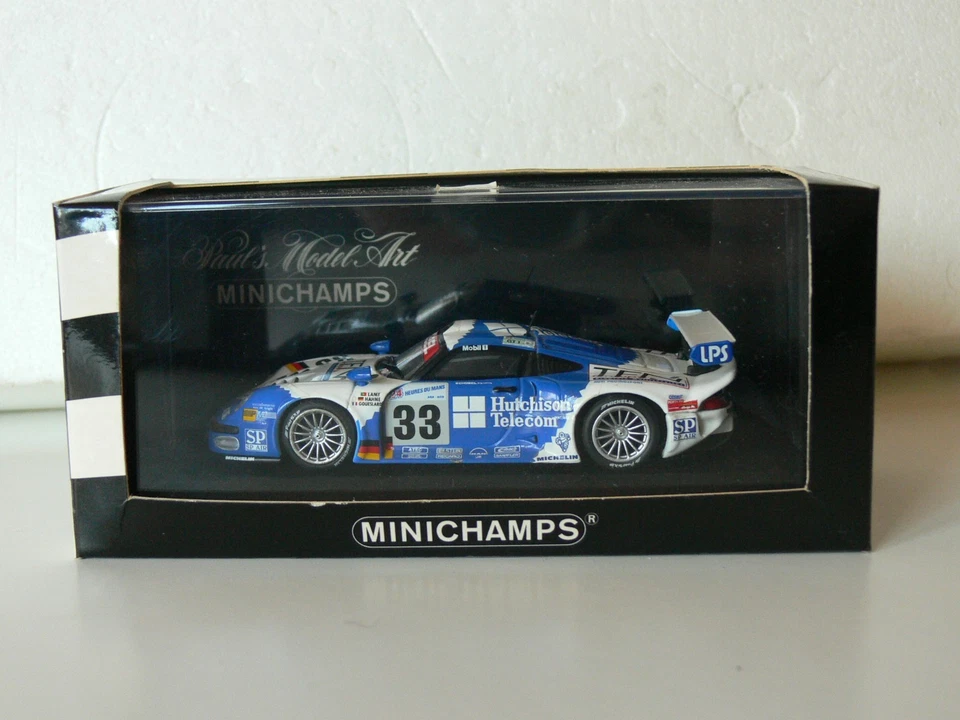 Minichamps 1:43 Porsche 911 GT1 #33 24 horas Le Mans 1997 Team Schubel edición limitada Foto 2 de 4