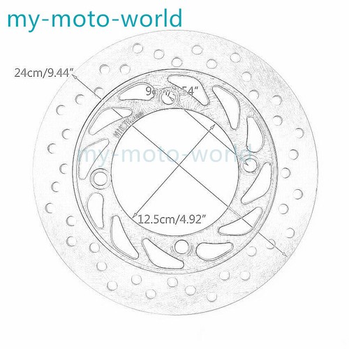 For Honda Brake Disc in Front FES125 FES150 SH125 SH150 NSS250X Forza X FES250 - Picture 2 of 6