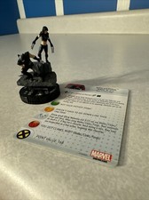 HEROCLIX Deadpool 050 WOLVERINE AND X-23 SUPER RARE AND WITH CARD 