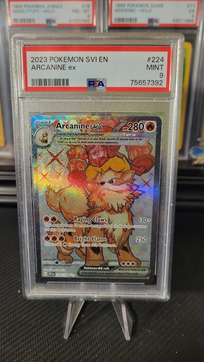 Pokemon Arcanine ex 224/198 Scarlet Violet Full Art Ultra Pokemon Arcanine ex 224/198 Scarlet Violet Full Art Ultra