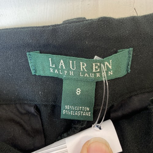 Lauren Ralph Lauren Cotton Blend Black Ladies Trousers Jeans UK 8 Straight Leg - Picture 4 of 6
