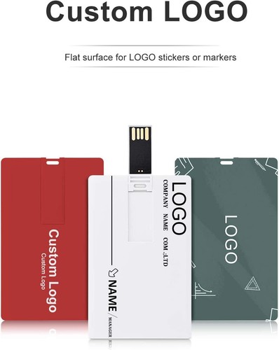 Lot 50PCS 1/2/4/8/16GB Credit Card USB Flash Drive Memory U Stick Custom Logo - Picture 4 of 12